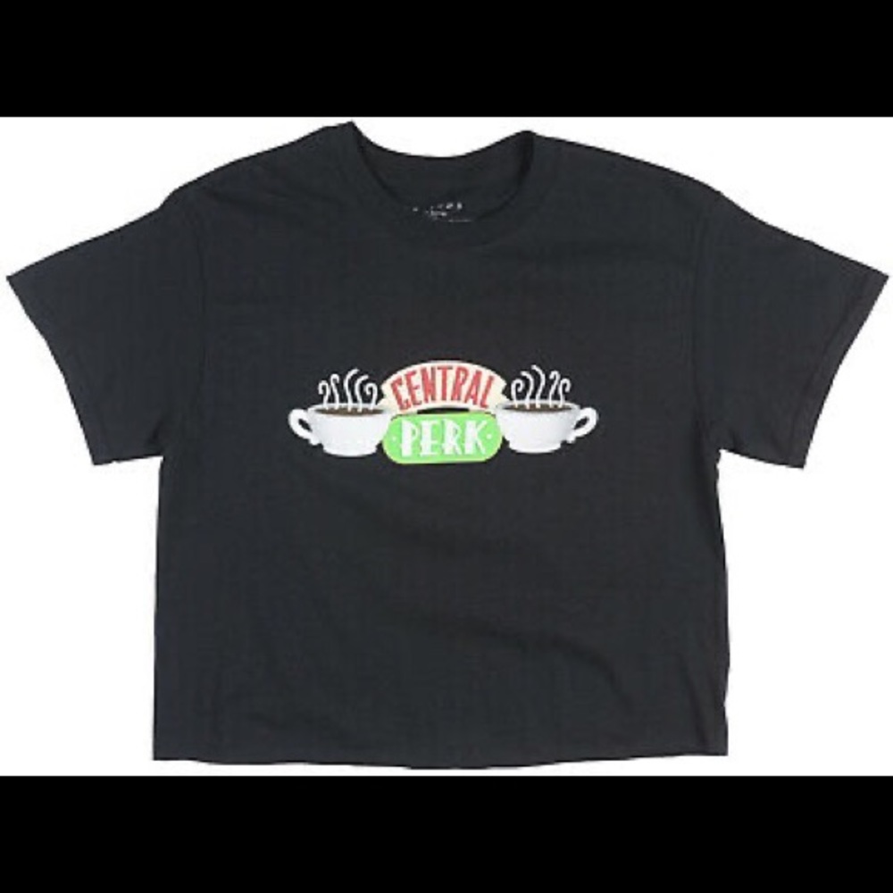 Central Perk Friends cropped tee shirt